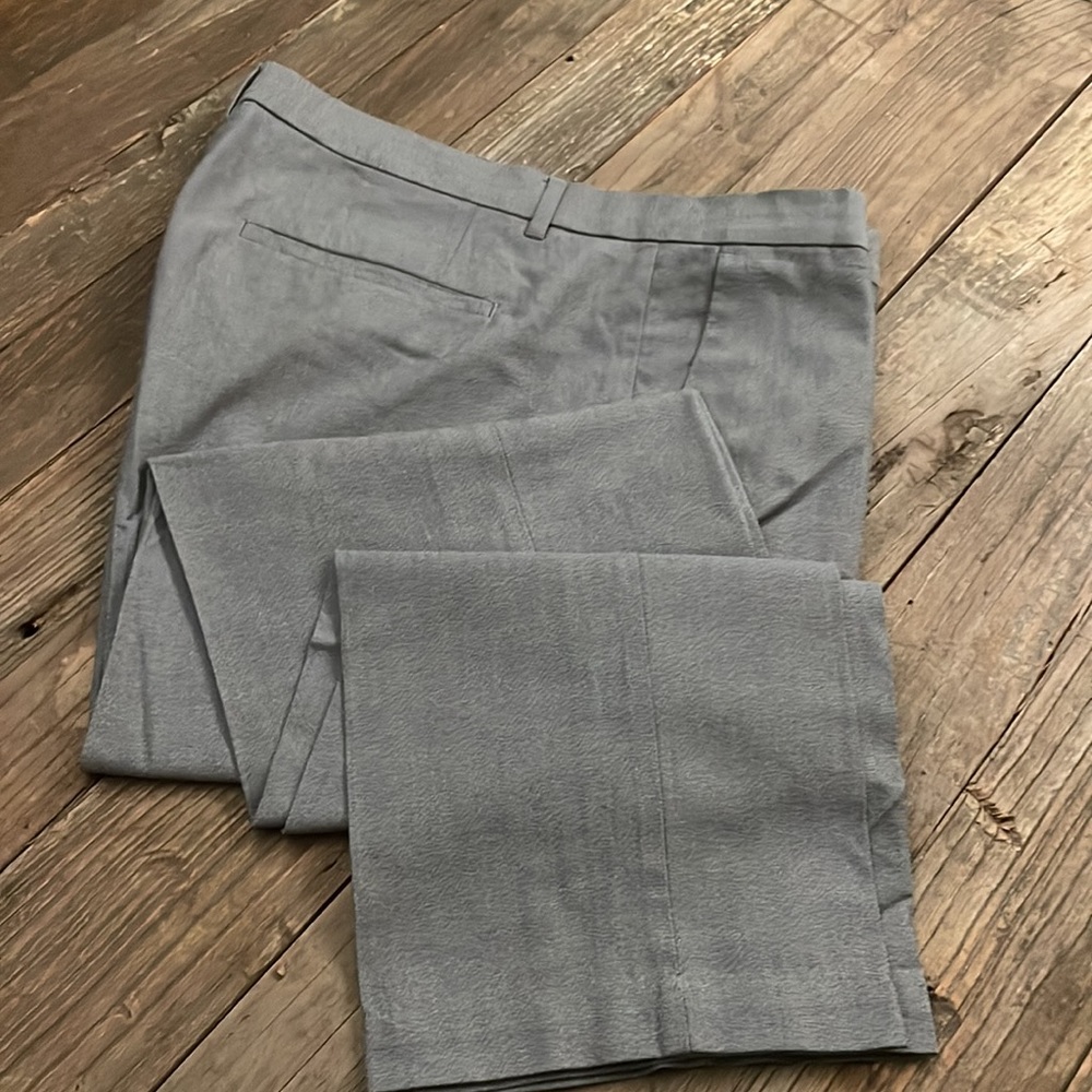 Calvin Klein cotton dress pants. 34” waist, 32”inseam.  Light grey